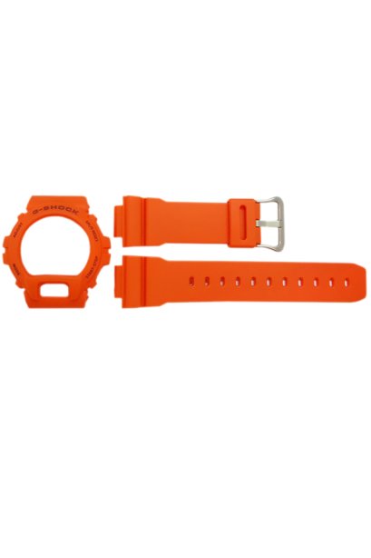 Casio G-Shock กรอบและสาย รุ่น DW-6900MM-4 (สีส้ม)